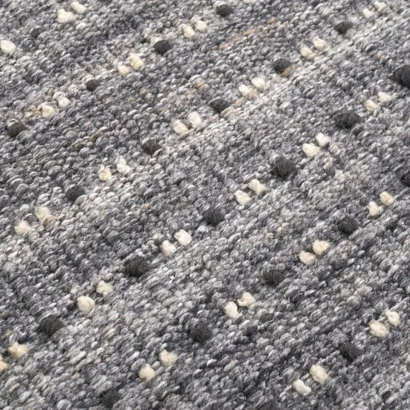 Rectangle Indoor Outdoor Rug - Grey, Polyester