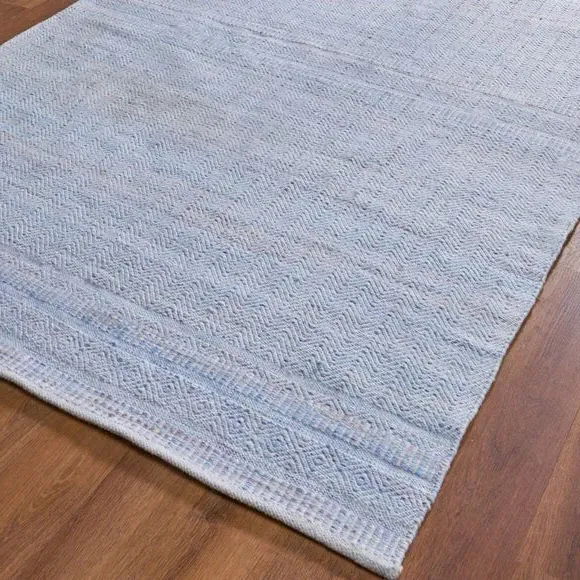 Rectangular Rug Indoor Outdoor - Aqua Blue image