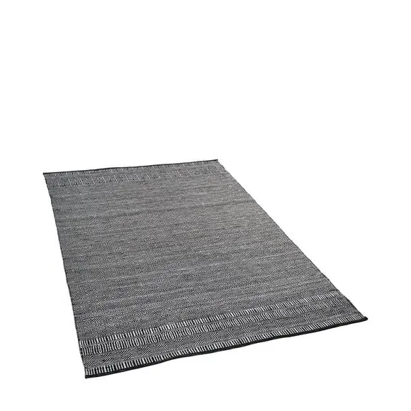 Rectangular Rug Indoor Outdoor - Black