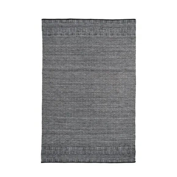 Rectangular Rug Indoor Outdoor - Black