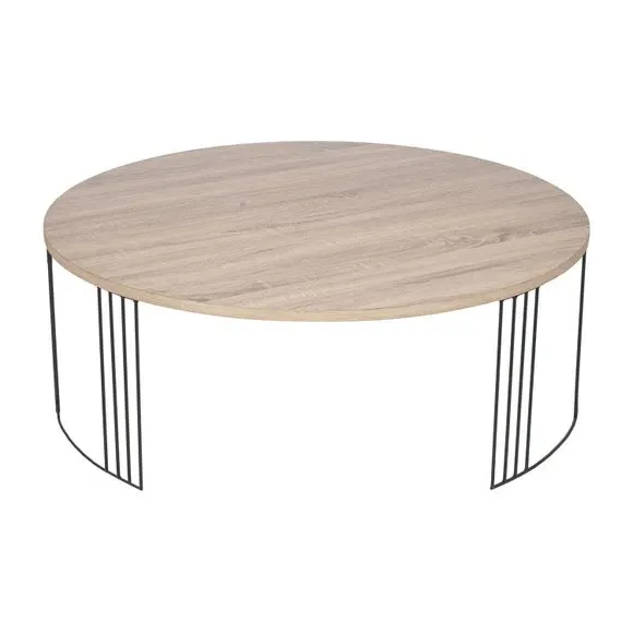 Round Coffee Table - Natural, Wood Effect