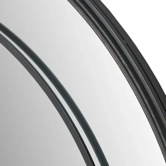 Round Wall Mirror - Bronze, Metal