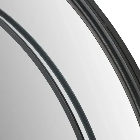 Round Wall Mirror - Bronze, Metal