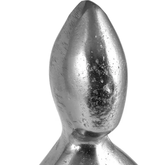 Sitting Yoga Pose Ornament - Silver, Metal