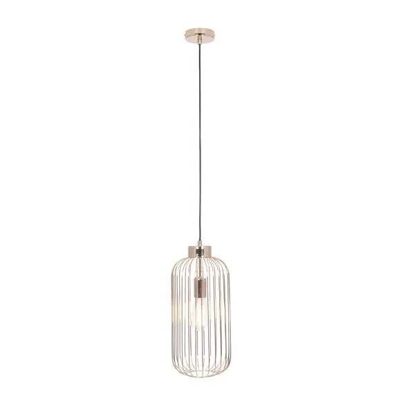 Slim Pendant Light - Gold, Wire