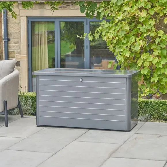 Small Cushion Storage Box - Anthracite, Steel