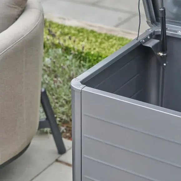 Small Cushion Storage Box - Anthracite, Steel