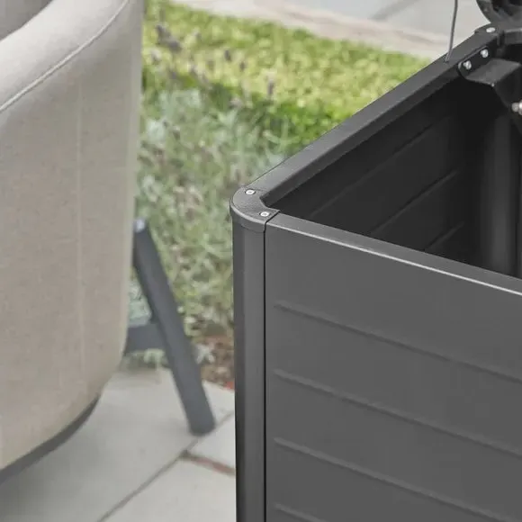 Small Cushion Storage Box - Black, Steel