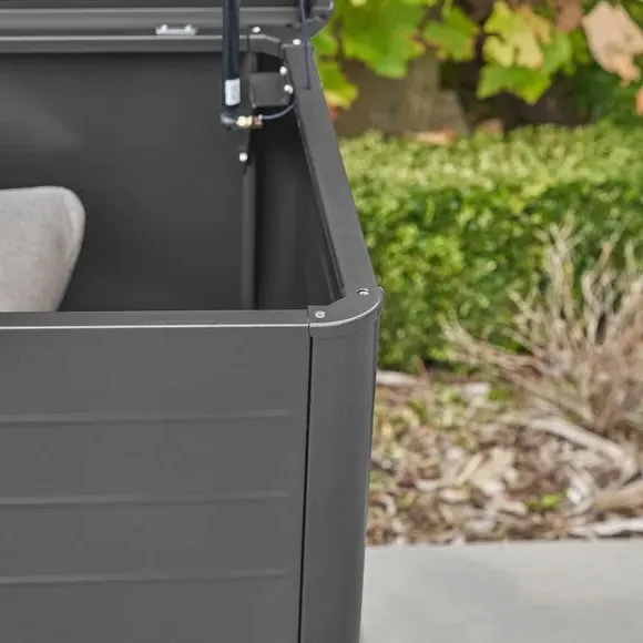Small Cushion Storage Box - Black, Steel