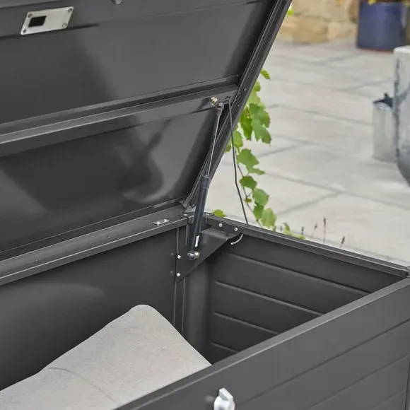 Small Cushion Storage Box - Black, Steel