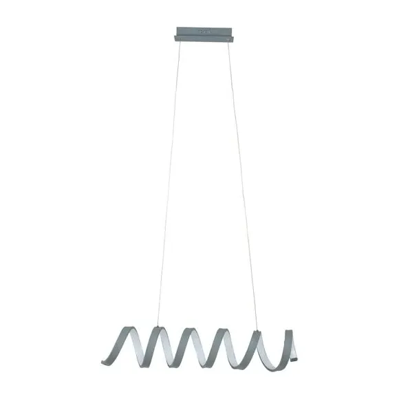 Spiral Pendant Light with LED - Grey