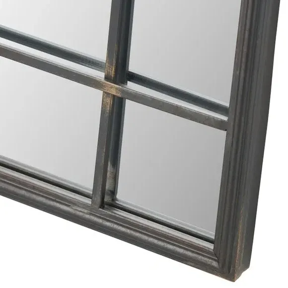 Square Wall Mirror - Bronze, Metal