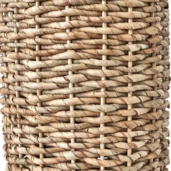 Squoval Table Lamp with Shade - Natural, Jute