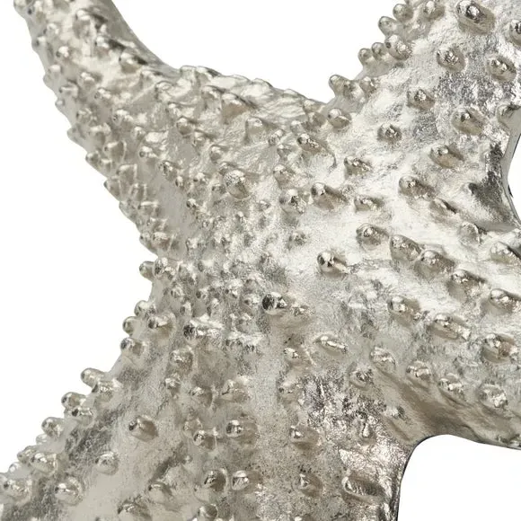 Starfish Ornament - Silver, Cast Aluminium