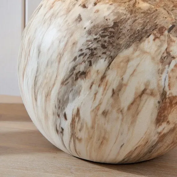 Stone Effect Table Lamp - Natural, Ceramic