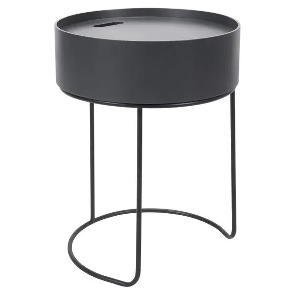 Storage Side Table - Dark Grey