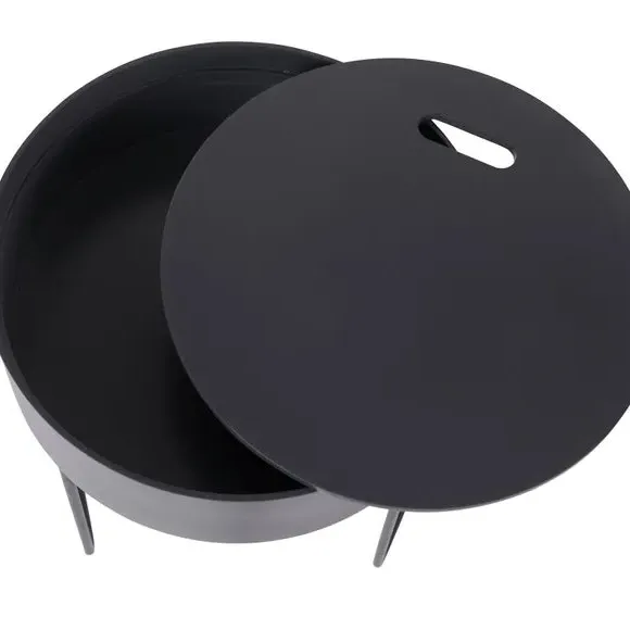 Storage Side Table - Dark Grey