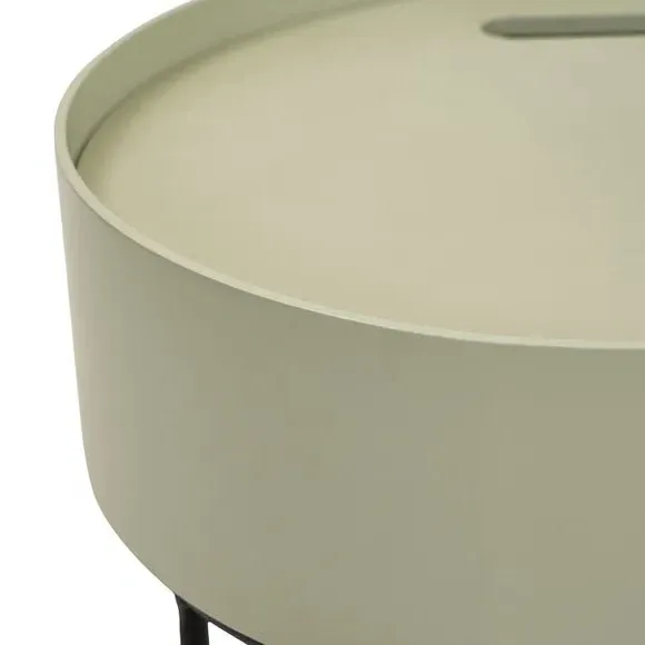 Storage Side Table - Sage