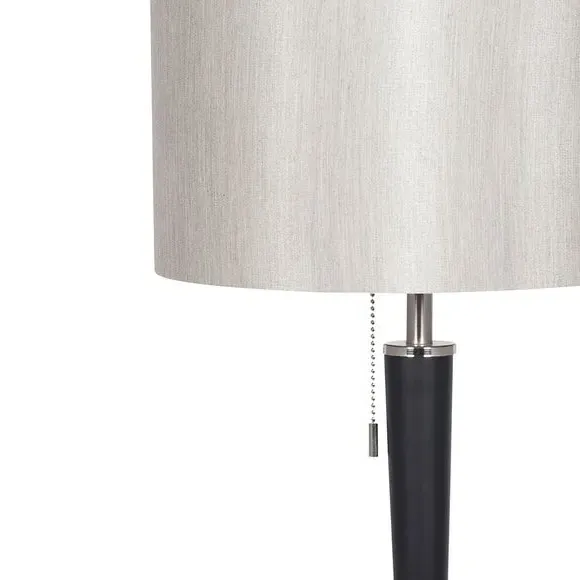 Table Lamp with Pull Switch - Black, Metal