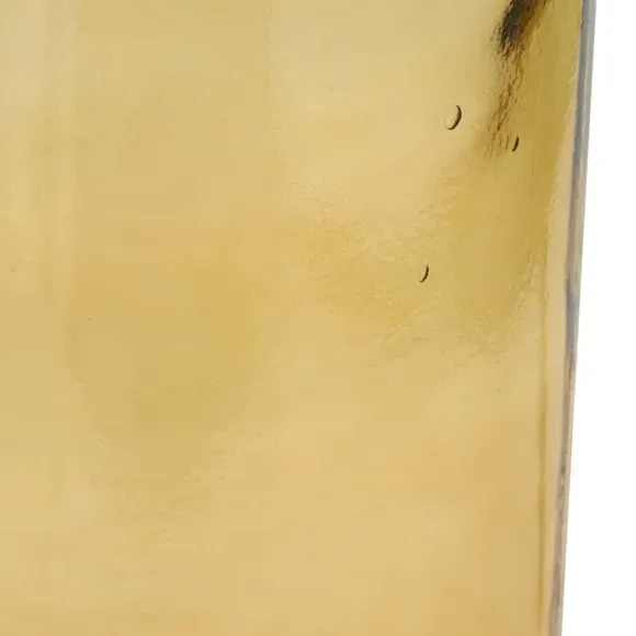 Tall Bottle Vase - Amber, Recycled Glass