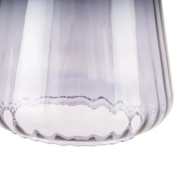 Tapered Pendant Light - Grey, Glass