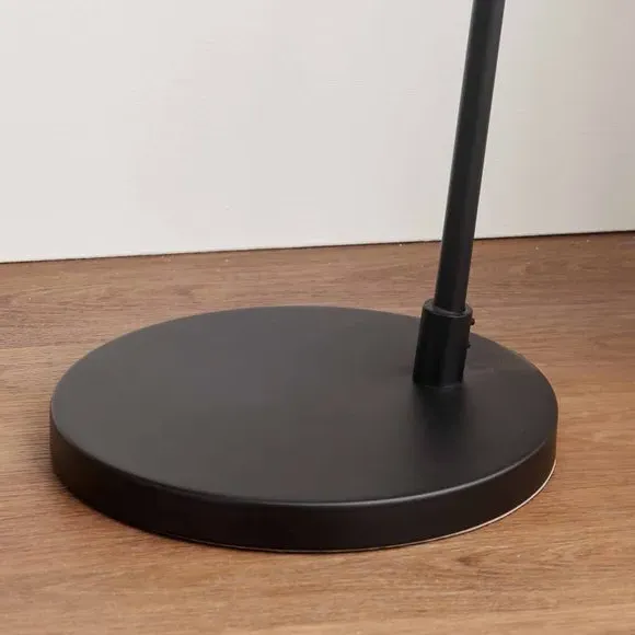 Task Floor Lamp with Adjustable Head - Black