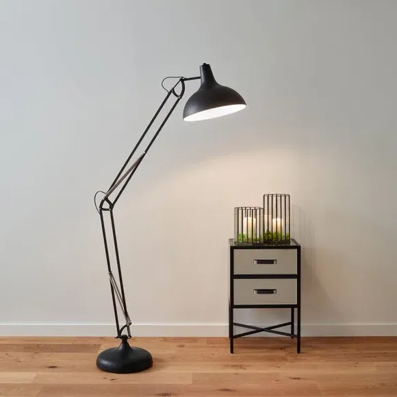 Task Floor Lamp with Pivot Points - Black image