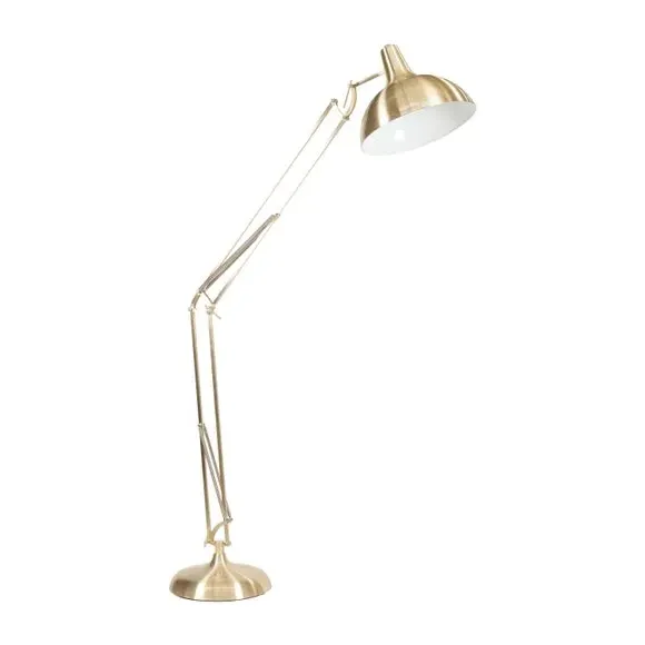 Task Floor Lamp with Pivot Points - Gold