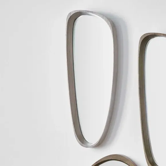 Teardrop Wall Mirror - Natural, Wood Veneer image