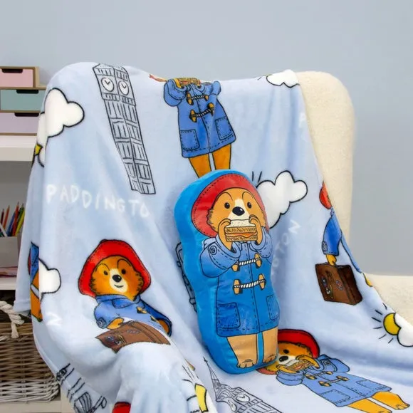 3D Cushion with Character Print - Blue, Plush image