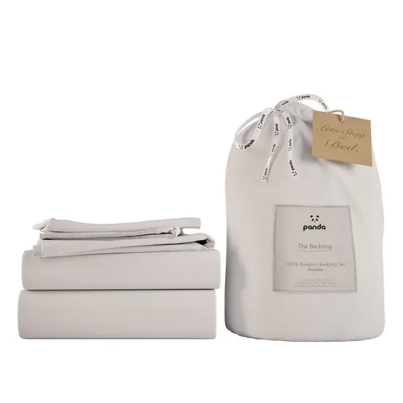 Bamboo Duvet Cover & Pillowcase Set - White