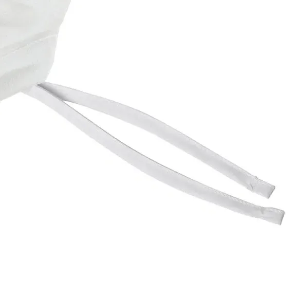 Bamboo Duvet Cover with Button Fastening - White