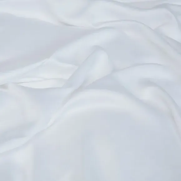 Fitted Sheet with 320 Thread Count - White, Bamboo