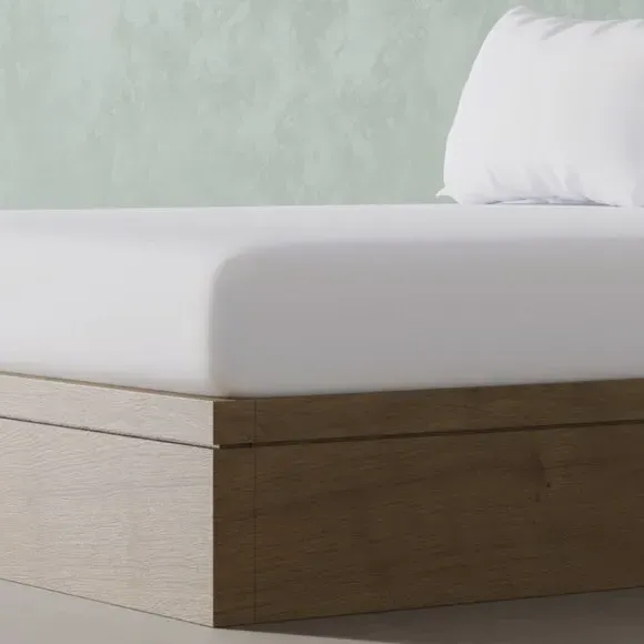 Fitted Sheet with 320 Thread Count - White, Bamboo