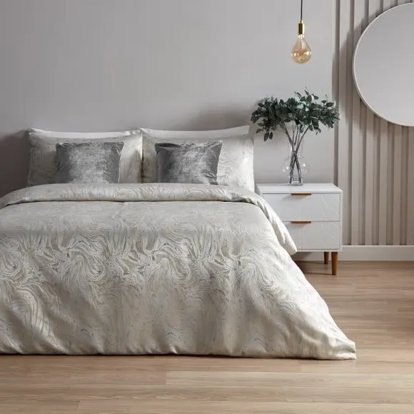 Duvet Cover & Pillowcase Set - Oyster, Polycotton