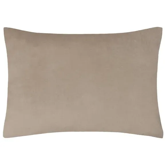 Rectangle Cushion Cut-Velvet - Natural, Polyester