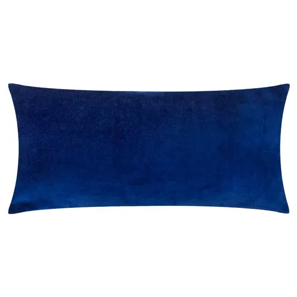 Rectangular Cushion with Embroidery - Rose, Velvet