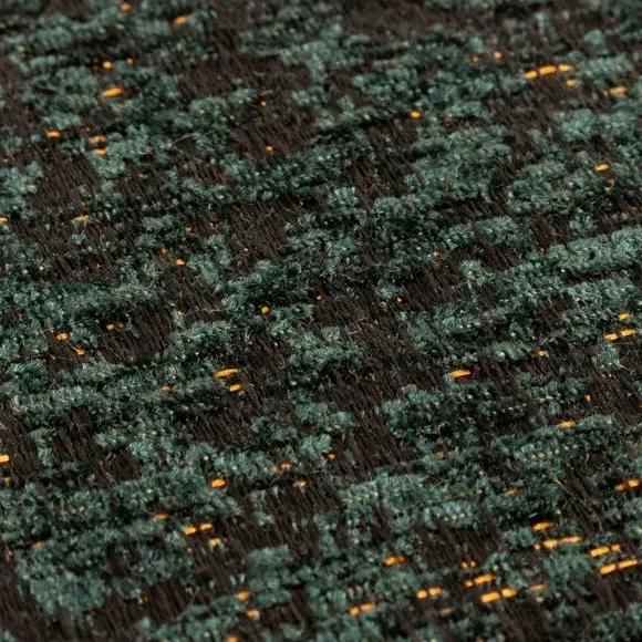 Reversible Cushion with Piped Trim - Emerald, Chenille