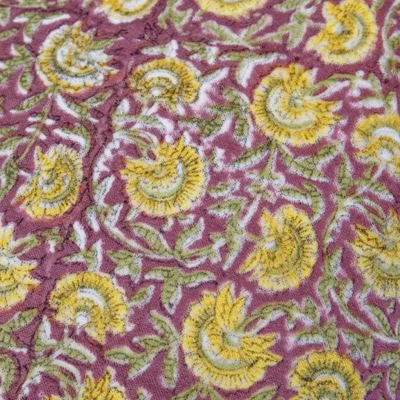 Square Cushion with Piped Edge - Violet, Velvet