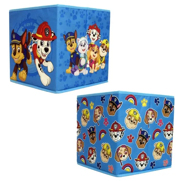 Set of 2 Storage Cubes with Designs - Multicolor