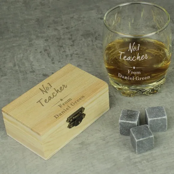Cooling Stones and Glass Set - Grey, Stone