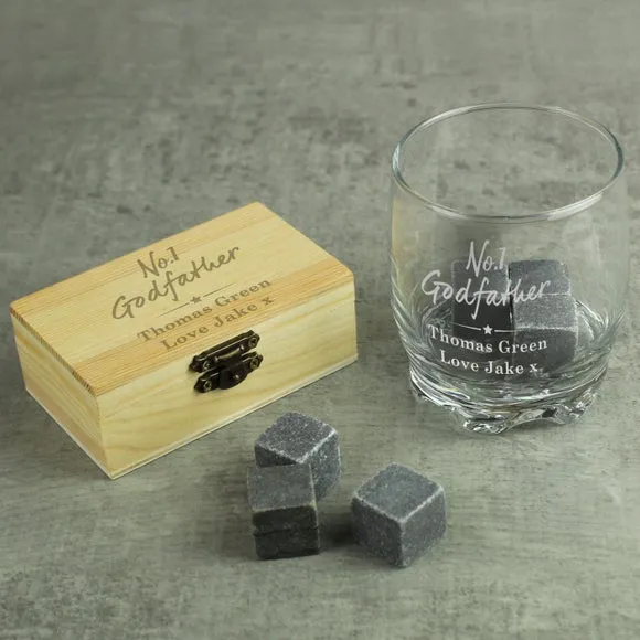 Cooling Stones and Glass Set - Grey, Stone