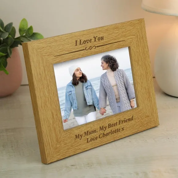 Landscape Photo Frame - Natural, Oak Effect