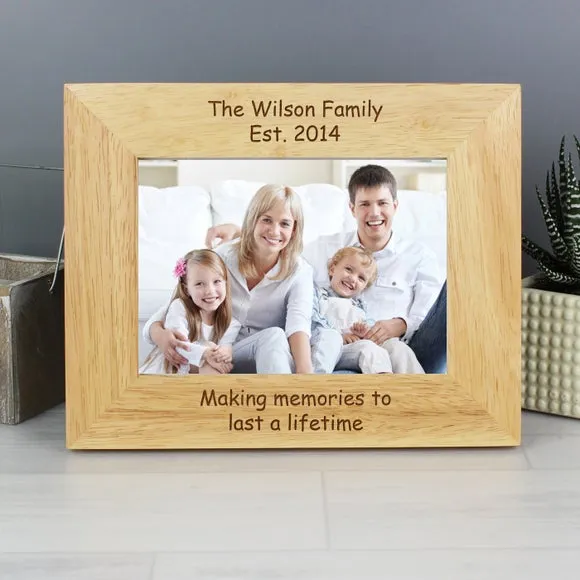 Landscape Photo Frame - Natural, Wood