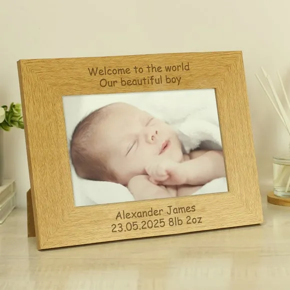 Landscape Photo Frame - Natural, Wood