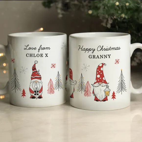 Personalised Christmas Mug - White, Ceramic