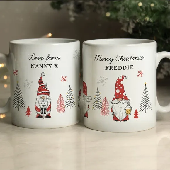 Personalised Christmas Mug - White, Ceramic