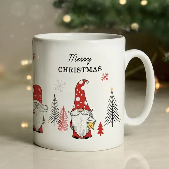 Personalised Christmas Mug - White, Ceramic image
