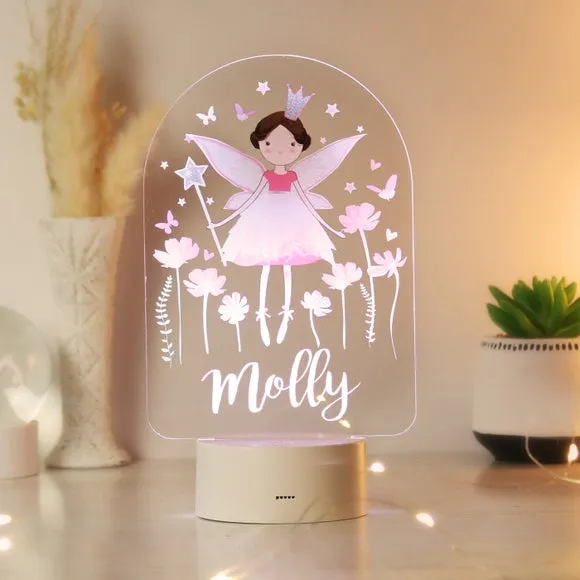 Personalised Fairy Night Light - White, LED