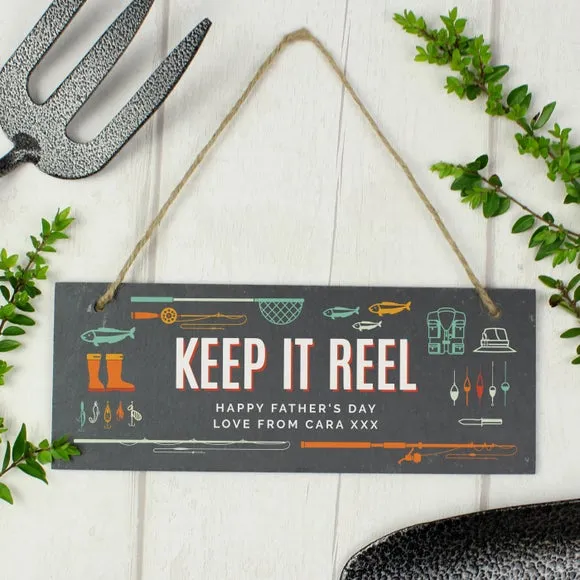 Personalised Hanging Slate Plaque - Grey, Slate